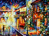 Leonid Afremov TOWN FROM THE DREAM painting